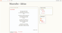 Desktop Screenshot of maocubo.blogspot.com