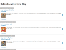 Tablet Screenshot of bellescreativetime.blogspot.com
