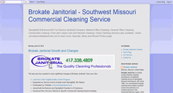 Desktop Screenshot of brokatejanitorial.blogspot.com