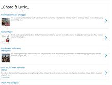 Tablet Screenshot of chord-lyric.blogspot.com