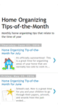 Mobile Screenshot of homeorganizingtips-of-the-month.blogspot.com