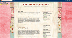 Desktop Screenshot of blessingshandmade.blogspot.com