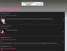 Tablet Screenshot of alexisstyle.blogspot.com