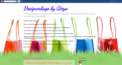 Desktop Screenshot of designerbagsbyqieya.blogspot.com