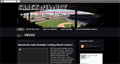 Desktop Screenshot of crack-of-the-bat.blogspot.com