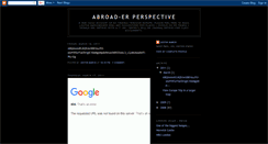 Desktop Screenshot of abroad-er.blogspot.com