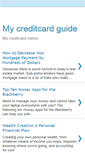 Mobile Screenshot of my-creditcard-guide.blogspot.com