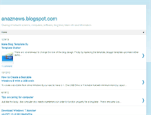 Tablet Screenshot of anaznews.blogspot.com