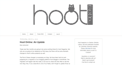 Desktop Screenshot of hootmag.blogspot.com