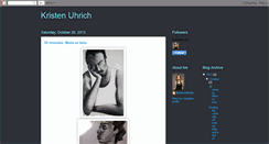 Desktop Screenshot of kristenuhrich.blogspot.com