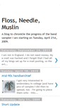 Mobile Screenshot of flossneedlemuslin.blogspot.com