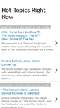 Mobile Screenshot of hottopicsrightnow.blogspot.com