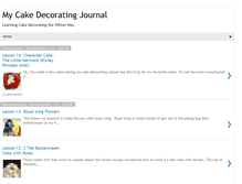 Tablet Screenshot of mycakedecoratingjournal.blogspot.com