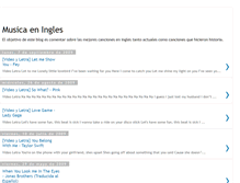 Tablet Screenshot of musiceningles.blogspot.com