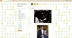 Desktop Screenshot of kyleandtaraforever.blogspot.com