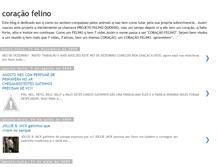 Tablet Screenshot of coracaofelino.blogspot.com