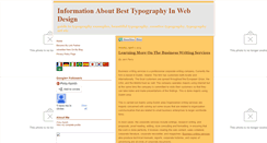 Desktop Screenshot of besttypography.blogspot.com