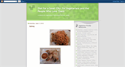 Desktop Screenshot of dietforasmallcity.blogspot.com