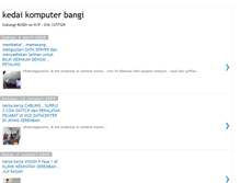 Tablet Screenshot of kedaikomputerbangi.blogspot.com