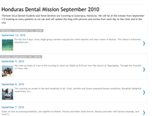 Tablet Screenshot of hondurasdentalmission2010.blogspot.com