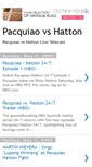 Mobile Screenshot of pacquiao-hatton2009.blogspot.com