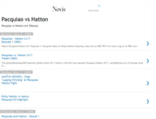 Tablet Screenshot of pacquiao-hatton2009.blogspot.com