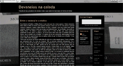 Desktop Screenshot of devaneiosnacalada.blogspot.com