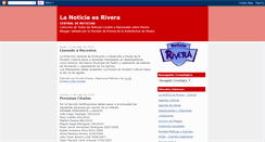 Desktop Screenshot of noticiasderivera.blogspot.com