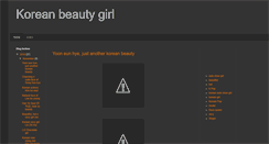 Desktop Screenshot of koreanbeautygirl.blogspot.com