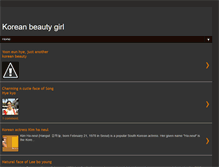Tablet Screenshot of koreanbeautygirl.blogspot.com