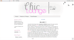 Desktop Screenshot of chiclounge.blogspot.com