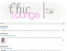 Tablet Screenshot of chiclounge.blogspot.com