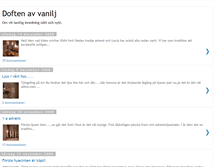 Tablet Screenshot of doftenavvanilj.blogspot.com
