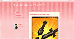 Desktop Screenshot of cookieandicecream.blogspot.com