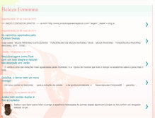 Tablet Screenshot of carolyne-belezafeminina.blogspot.com