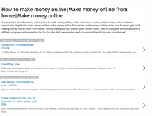 Tablet Screenshot of makeonlinemoneyinfo.blogspot.com