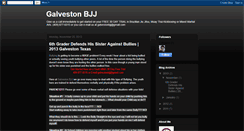 Desktop Screenshot of galvestonbjj.blogspot.com