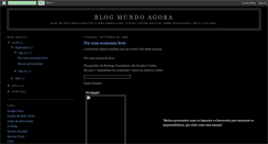 Desktop Screenshot of blogmundoagora.blogspot.com