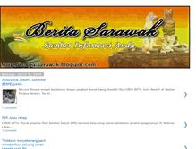 Tablet Screenshot of berita-sarawak.blogspot.com