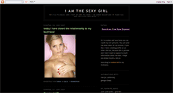 Desktop Screenshot of iamthesexygirl.blogspot.com