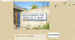 Desktop Screenshot of escolamarcosfreire-recife.blogspot.com