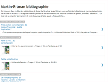 Tablet Screenshot of martin-ritman-biblio.blogspot.com