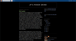 Desktop Screenshot of jpspokergrind.blogspot.com