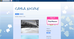 Desktop Screenshot of cayla-nicole.blogspot.com