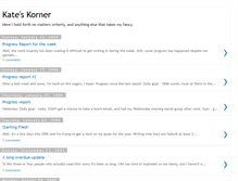 Tablet Screenshot of kateskorner.blogspot.com