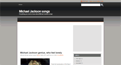 Desktop Screenshot of michael-jackson-songs-1.blogspot.com