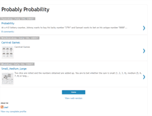 Tablet Screenshot of probability2007.blogspot.com