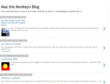 Tablet Screenshot of maxthemonkey.blogspot.com