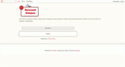 Desktop Screenshot of couponsdealspromoscodes.blogspot.com