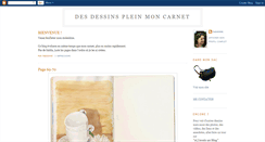Desktop Screenshot of desdessinspleinmoncarnet.blogspot.com